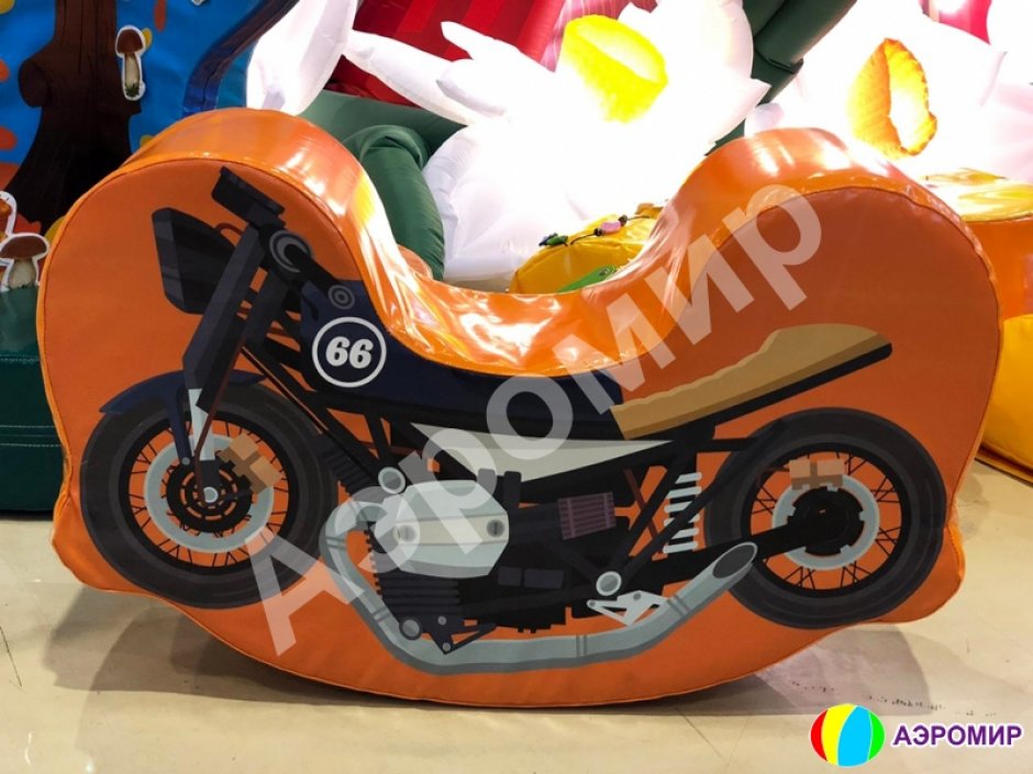 Мягкий модуль Мотоцикл — кресло-качалка