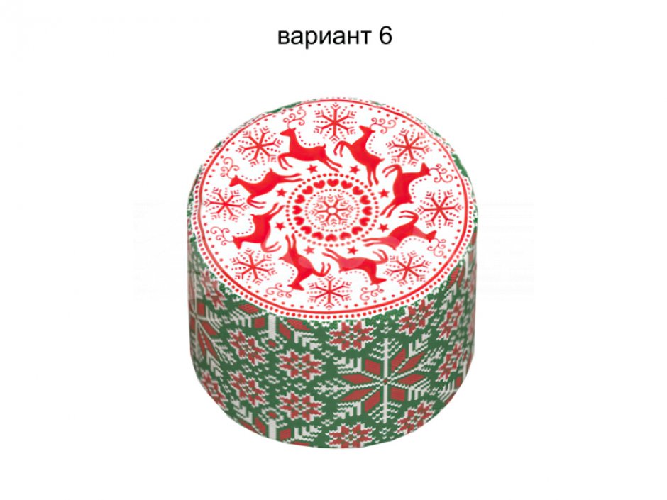 Мягкий круглый пуф