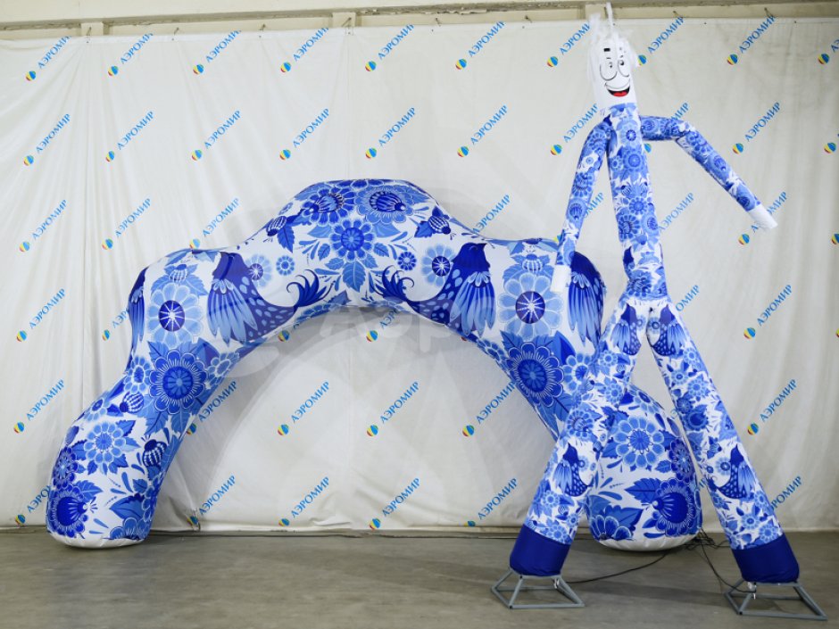 Надувная арка Хохлома — авторский дизайн и оформление на выбор