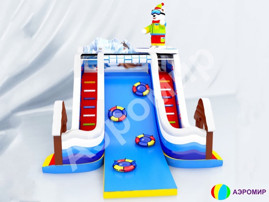 Надувная горка для тюбинга