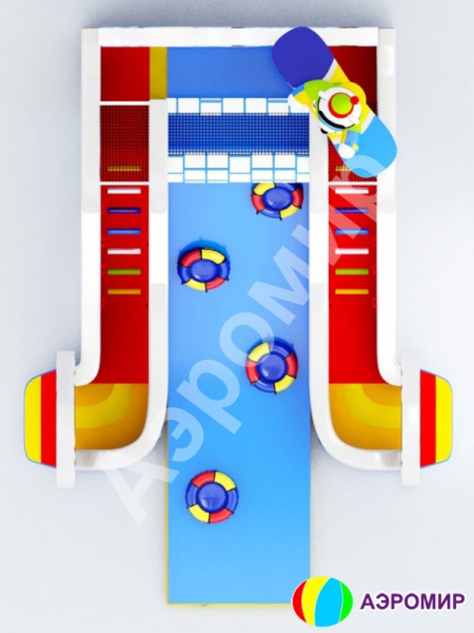 Надувная горка для тюбинга