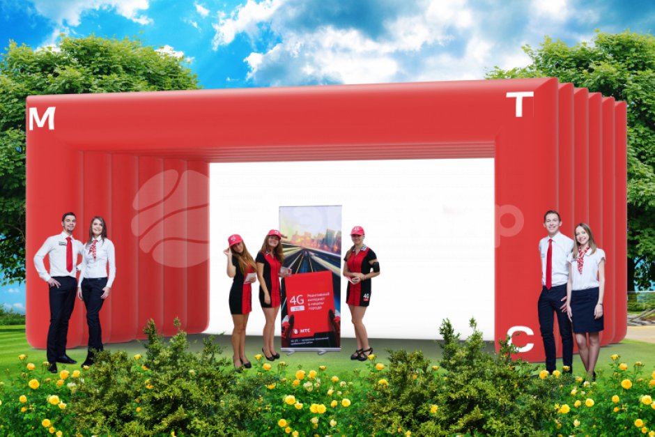 Мобильная сцена — надувная сцена за 15 минут 