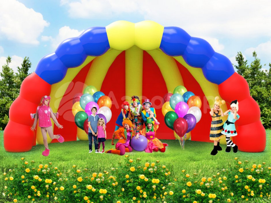 Надувная сцена Веер