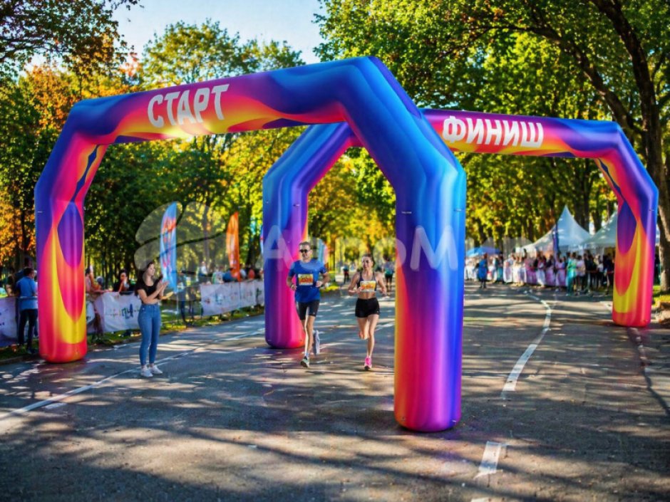 Надувная арка автономная герметичная спортивная и на праздник
