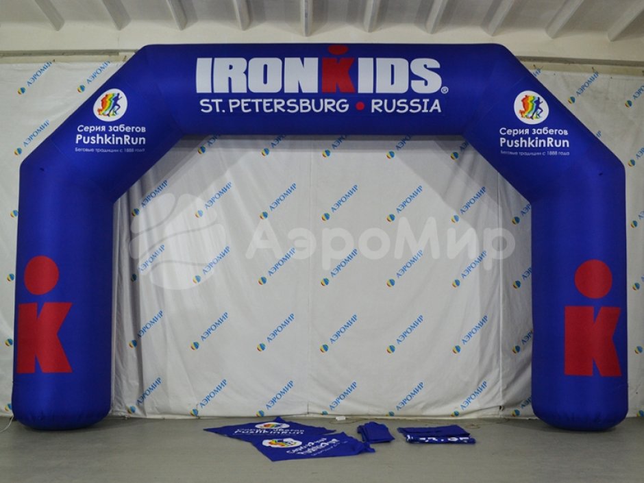Надувная арка трапеция — полноцветная печать