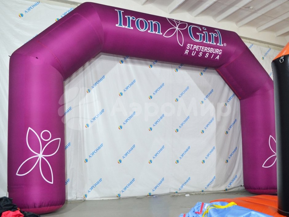 Надувная арка трапеция — полноцветная печать