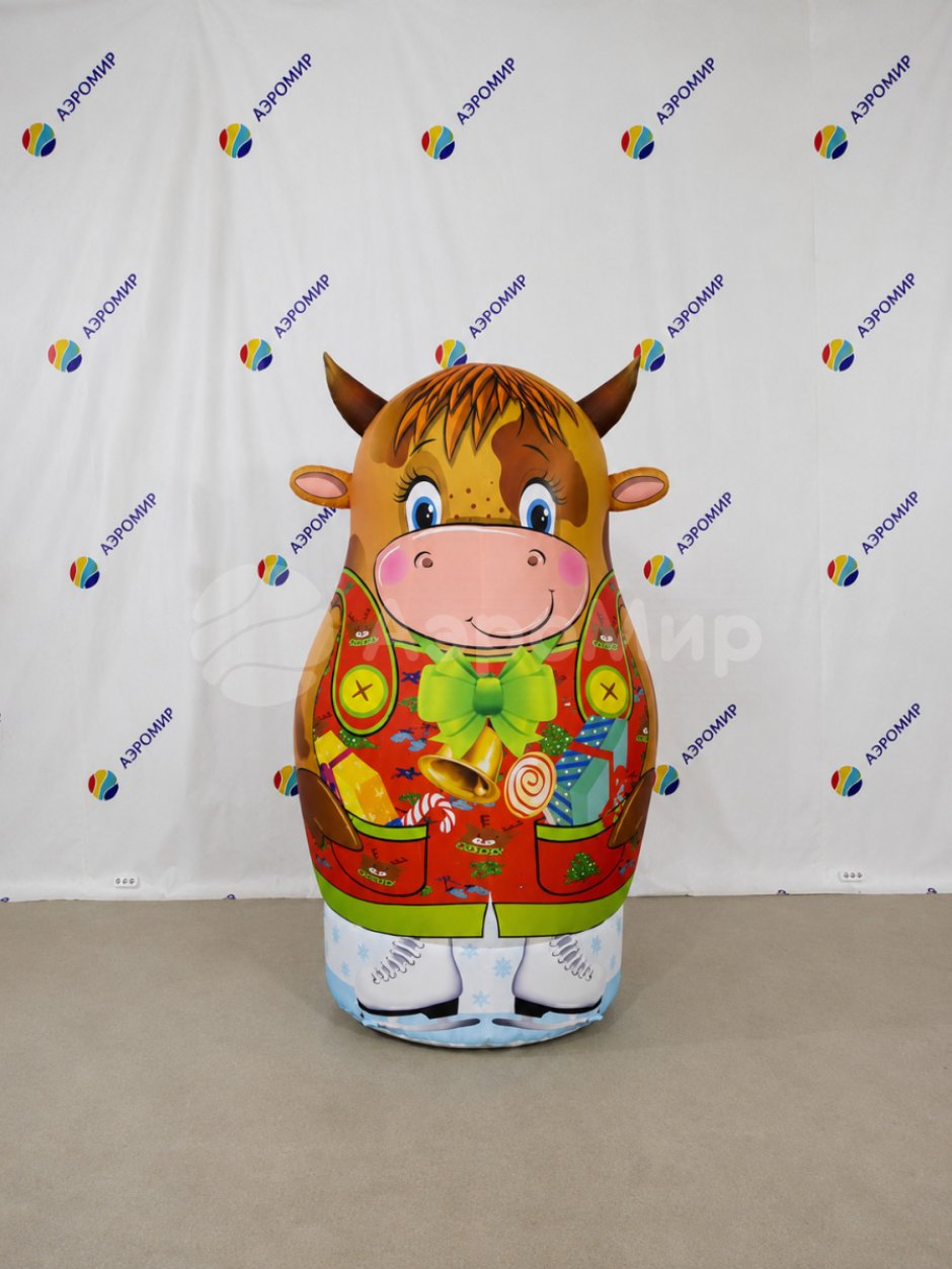 Надувная фигура Матрешка Бычок