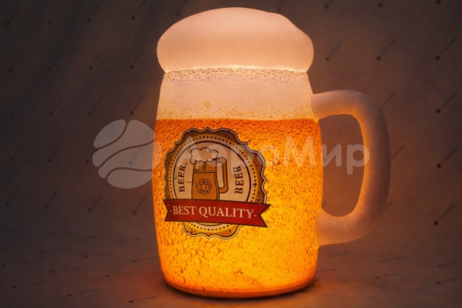 Кружка надувная фигура с подсветкой