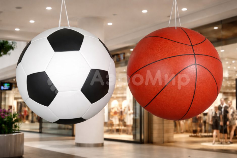 Спортивные надувные мячи для рекламы