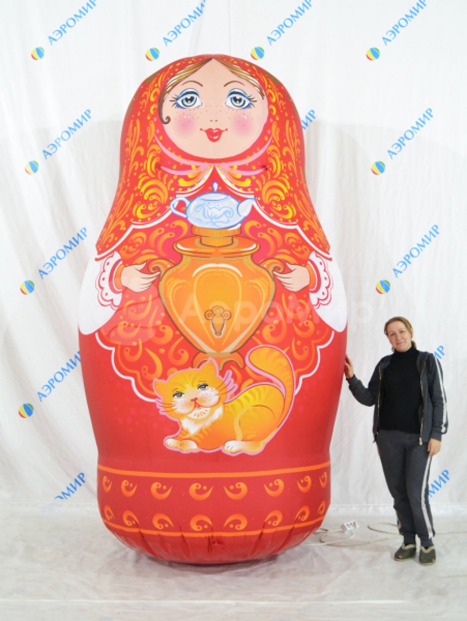 Надувная Русская матрешка — большие матрешки, авторский дизайн