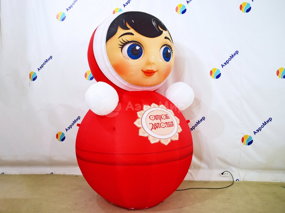 Надувная фигура Неваляшка для праздников и мероприятий
