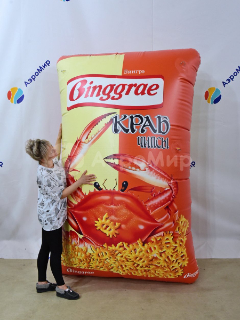 Надувная пачка чиспов