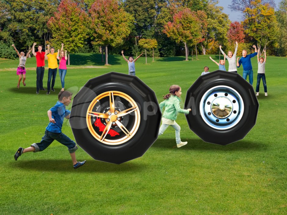 Командный игровой реквизит Надувная покрышка — для игр и состязаний