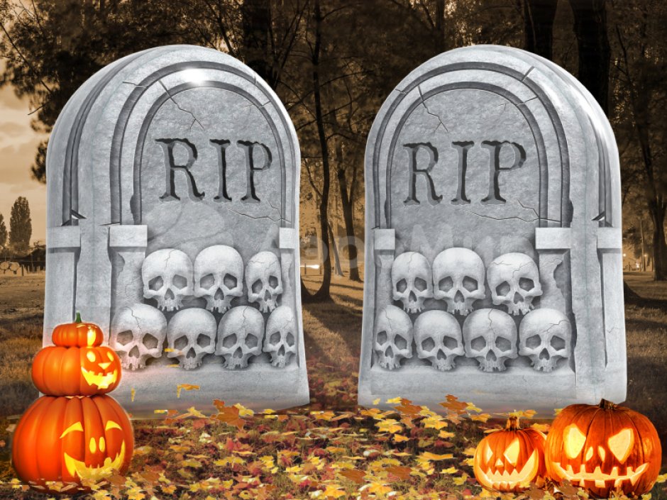 Надувная фигура RIP для Хэллоуина