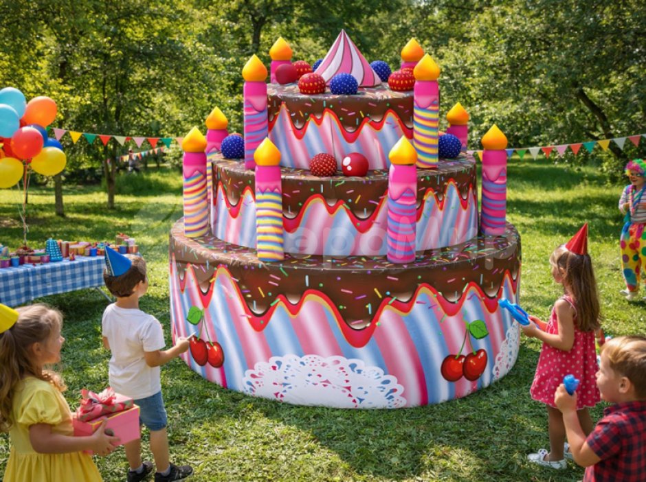 Надувной торт