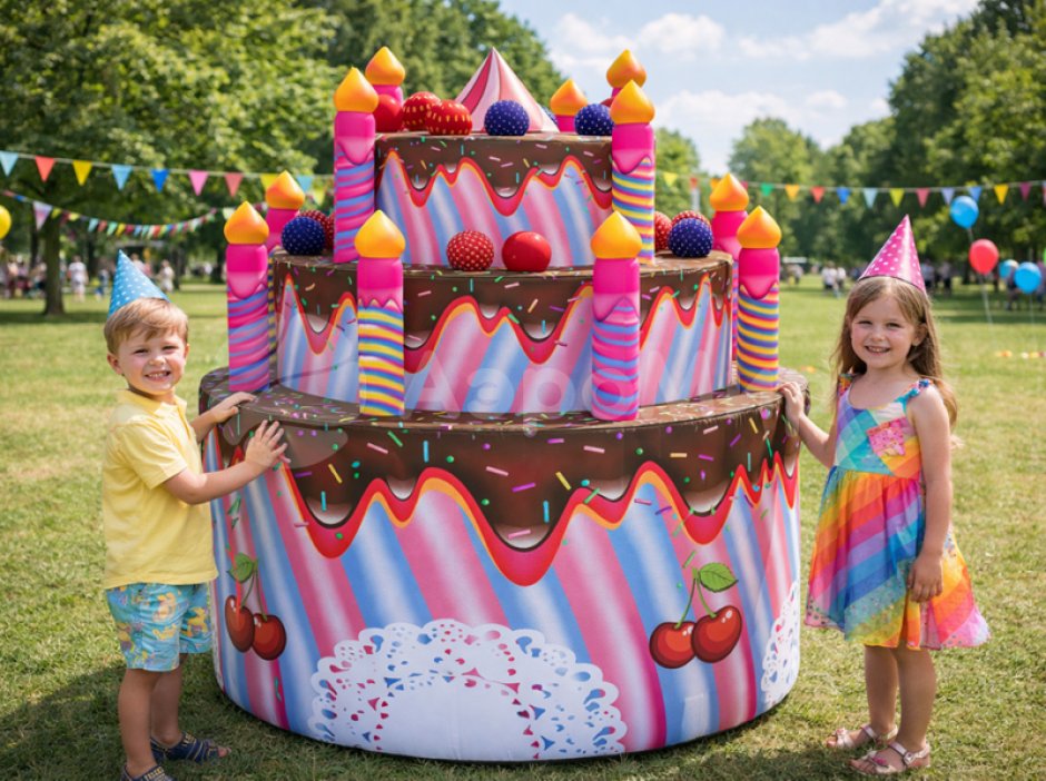 Надувной торт