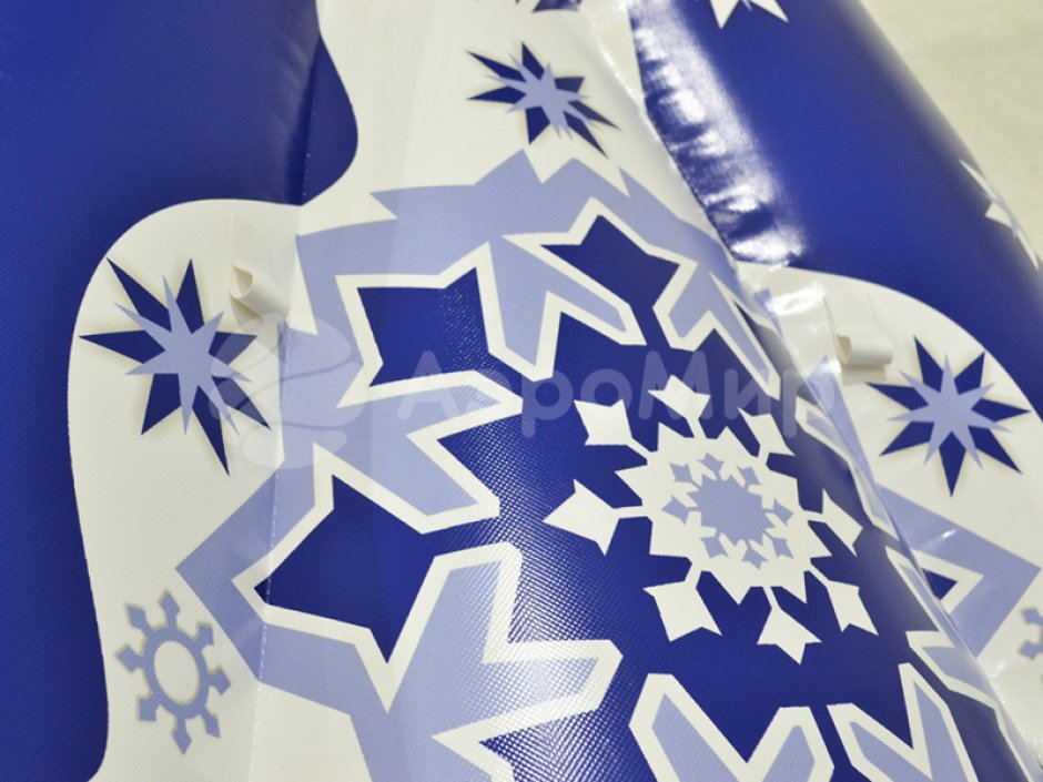 Надувной трон Деда Мороза для фотозоны