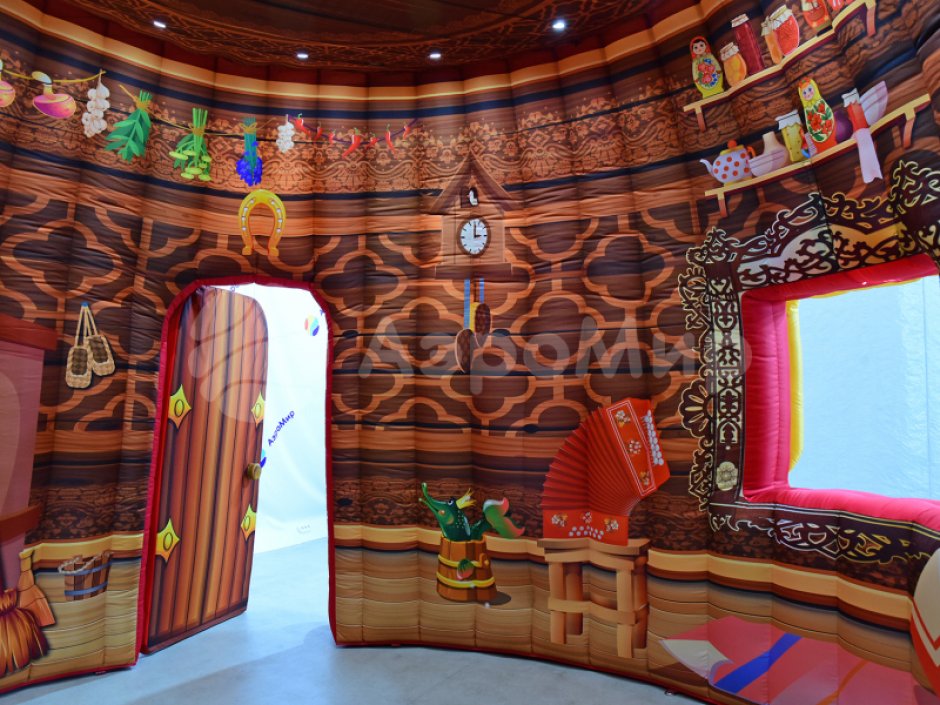 Надувной чайник-дом — для праздников, выставок и торговли