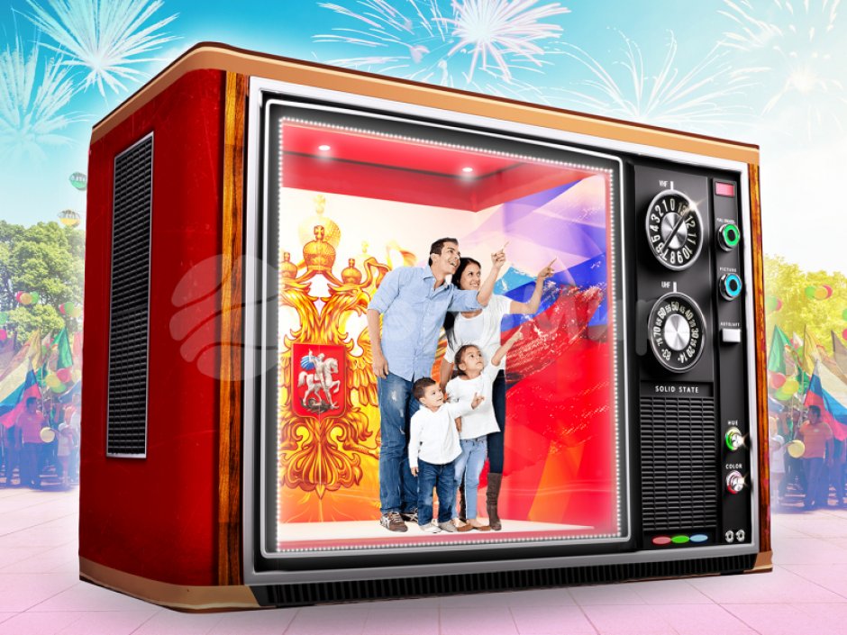 Надувной телевизор