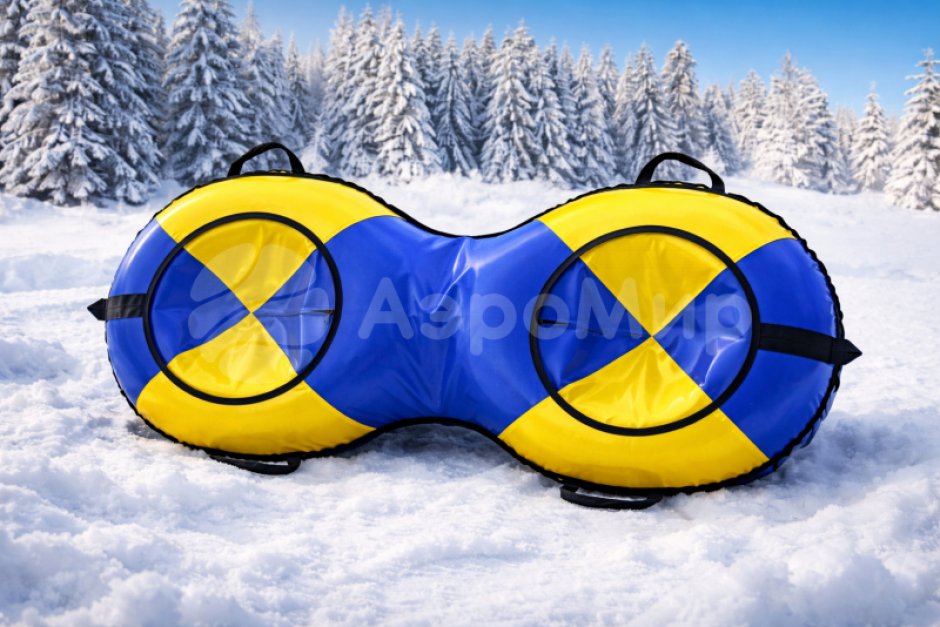 Тюбинг двойной зимний