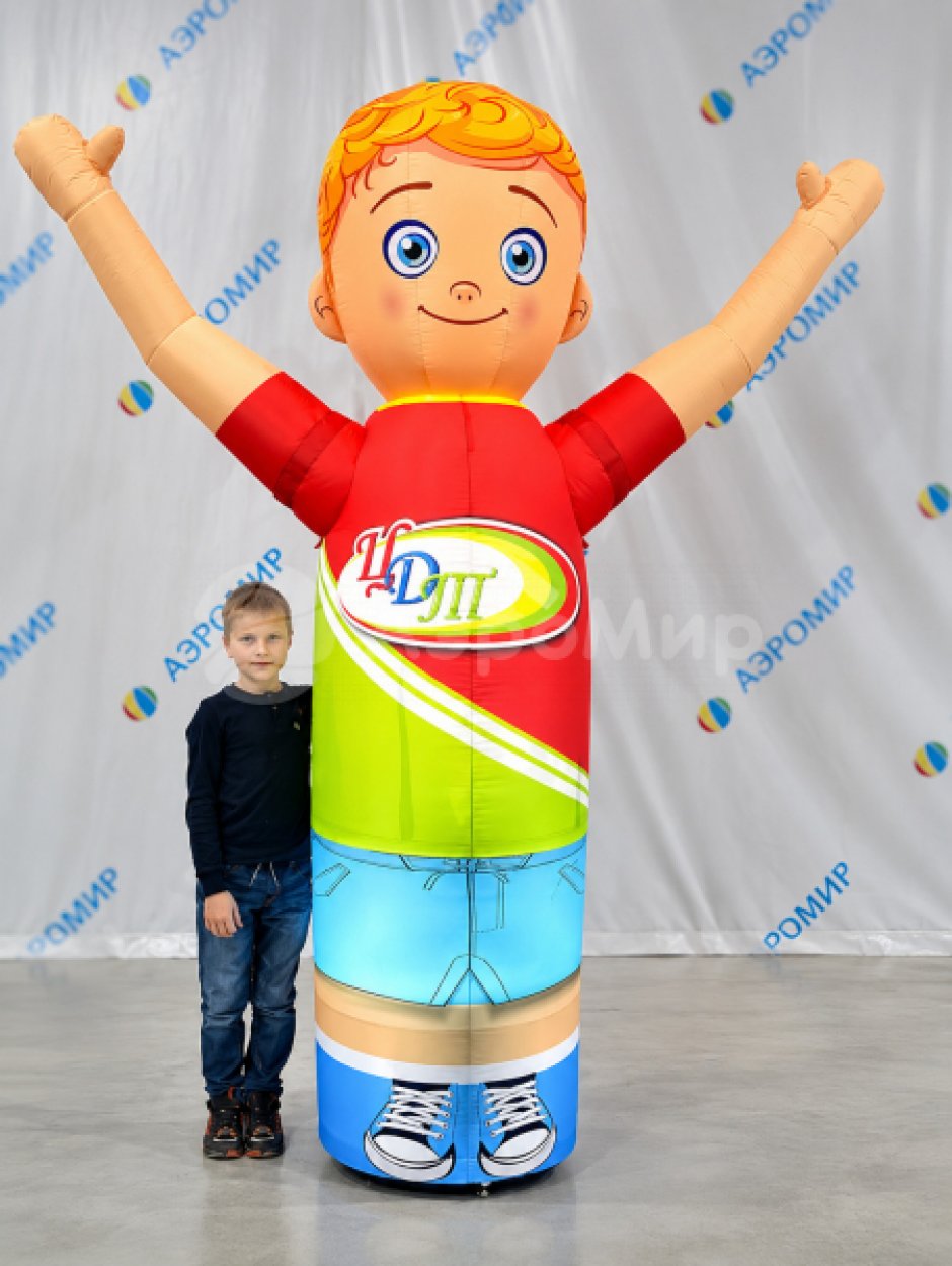 Зазывала надувная рекламная фигура