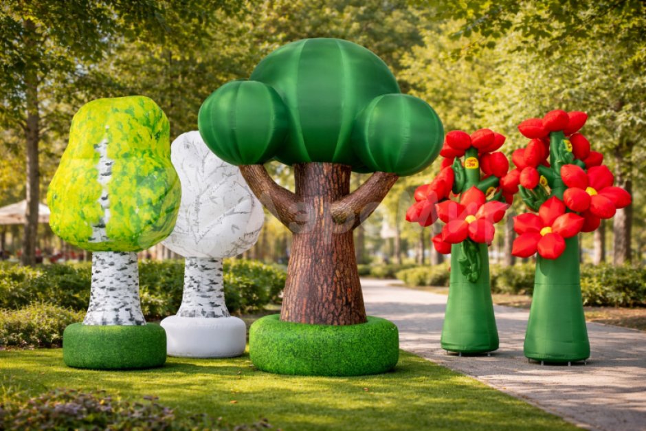 Надувные декорации и фигуры Цветы, Деревья