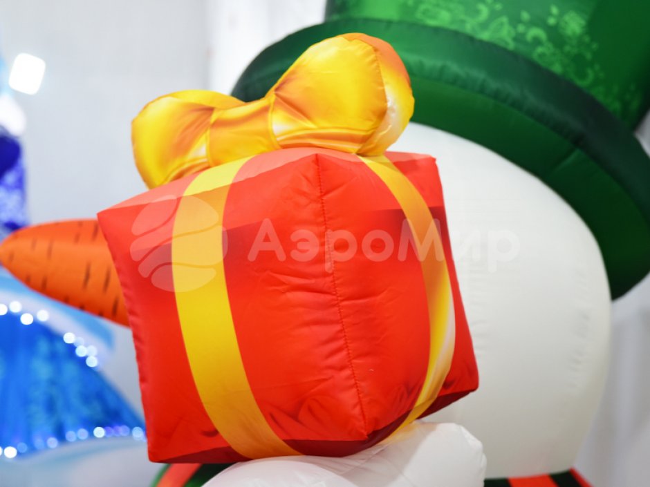 Надувной Снеговик Премиум 2.0 для оформления праздничной площадки