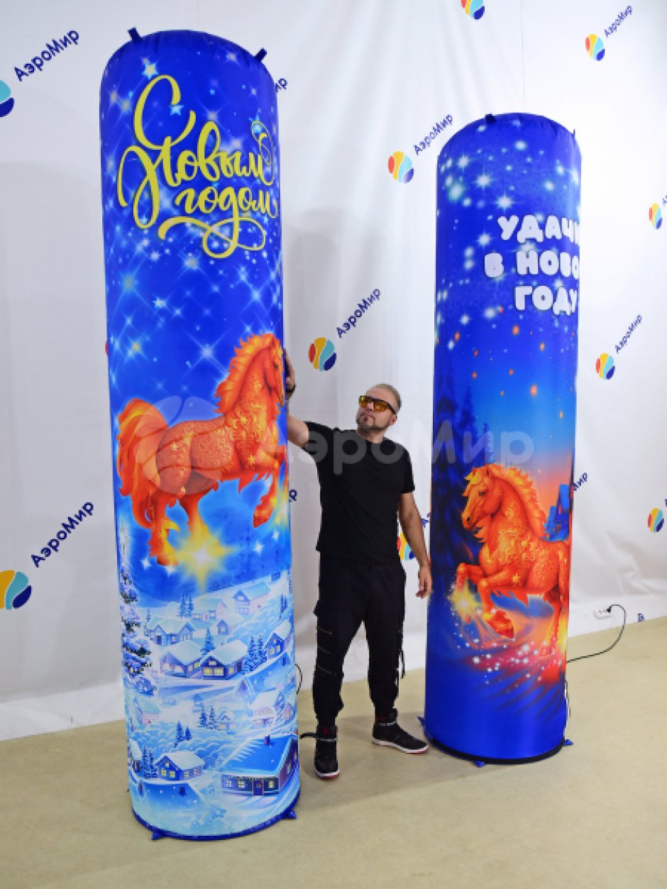 Надувная колонна — для рекламы и оформления мероприятий