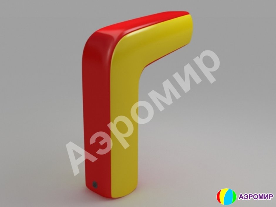 Надувная тактическая фигура Приставка к М (M extension) для игры в пейнтбол, нёрф, лазертаг и арчеритаг