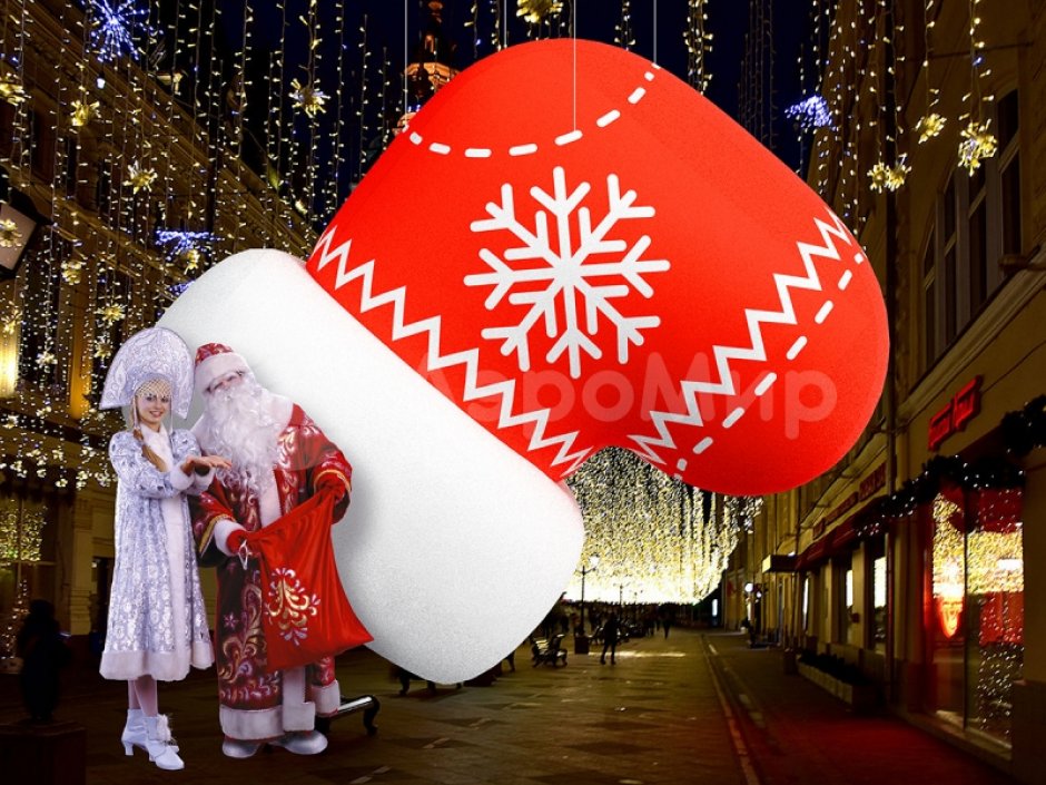 Фигура подвесная «Рождественский носок»