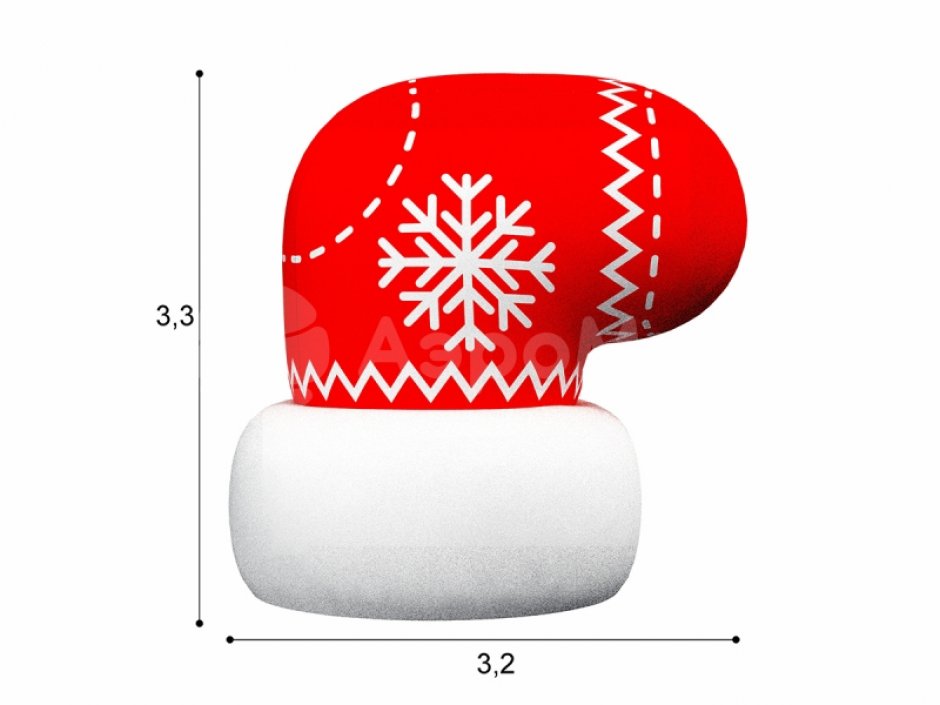 Фигура подвесная «Рождественский носок»