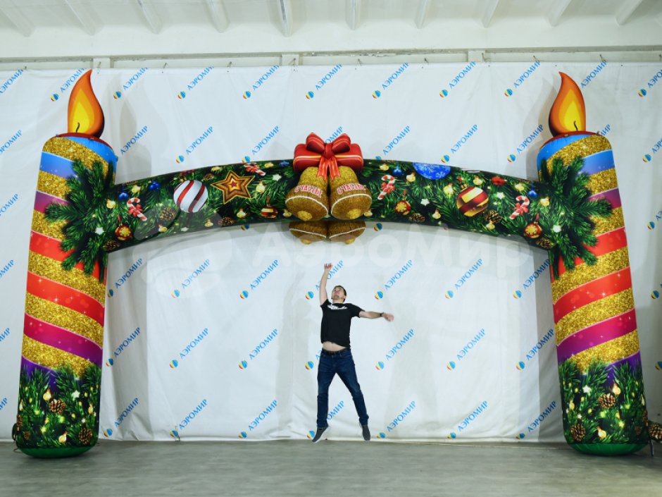 Новогодняя надувная арка «Рождество»