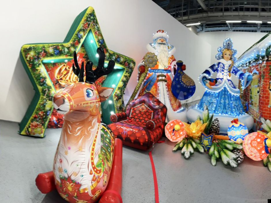 Надувная фигура качалка Олень