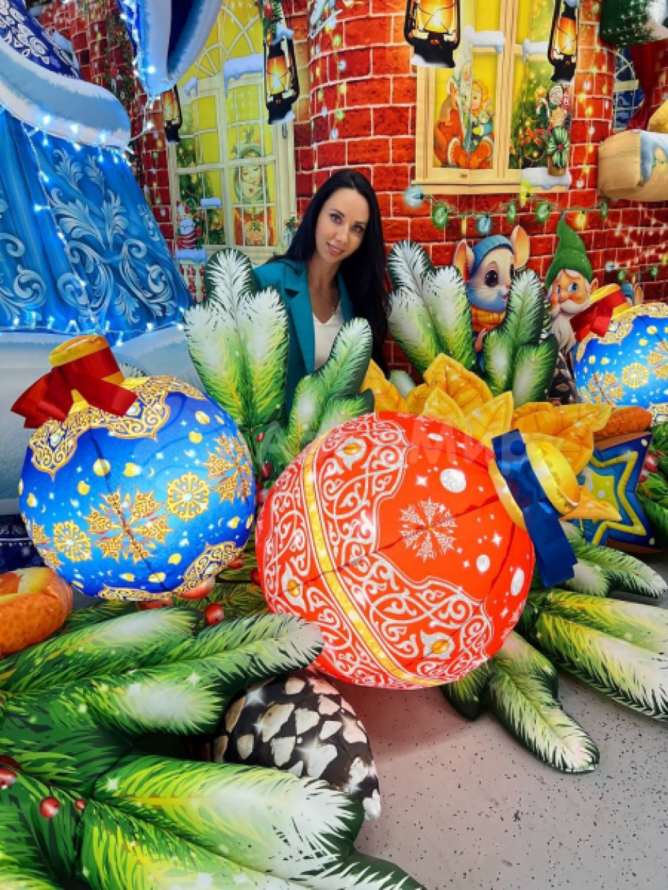 Гирлянда новогодняя — надувная декоративная