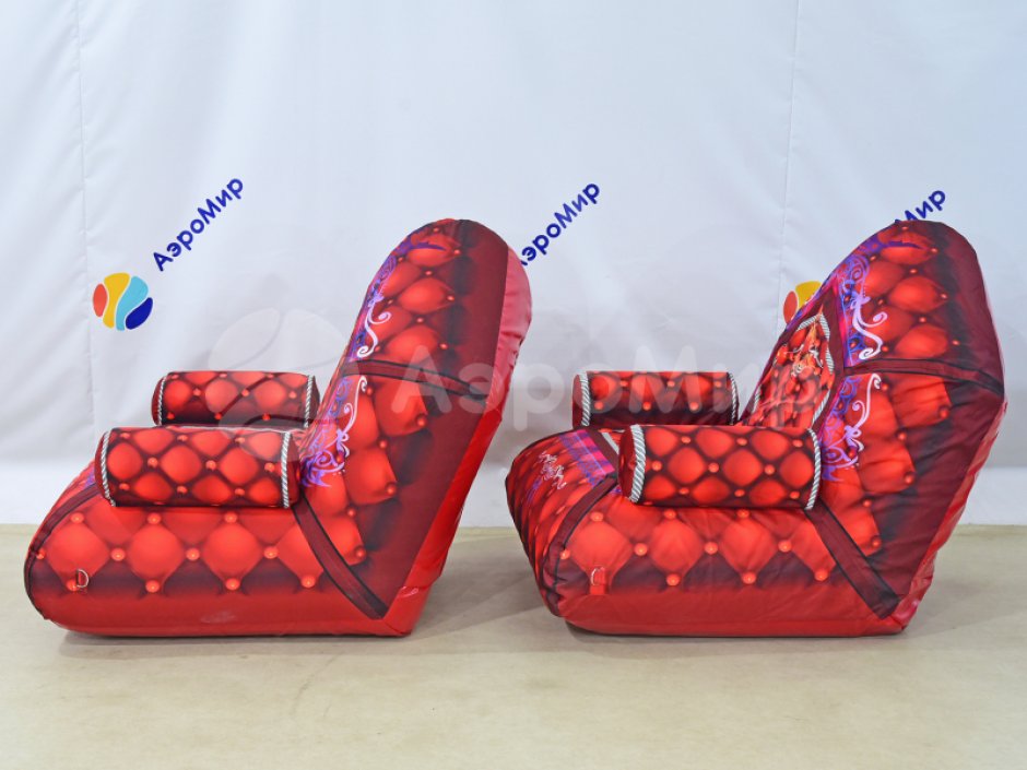 Надувные сани-трон — игровой реквизит для эстафет и развлечений на открытом воздухе