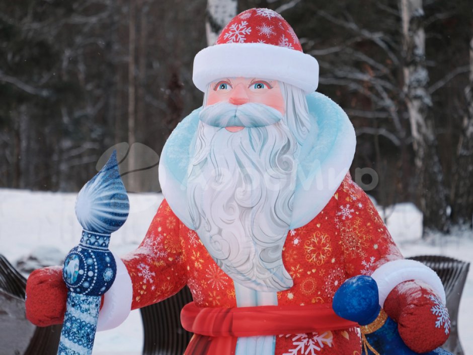Надувная фигура Дед Мороз в исполнении премиум 2.0
