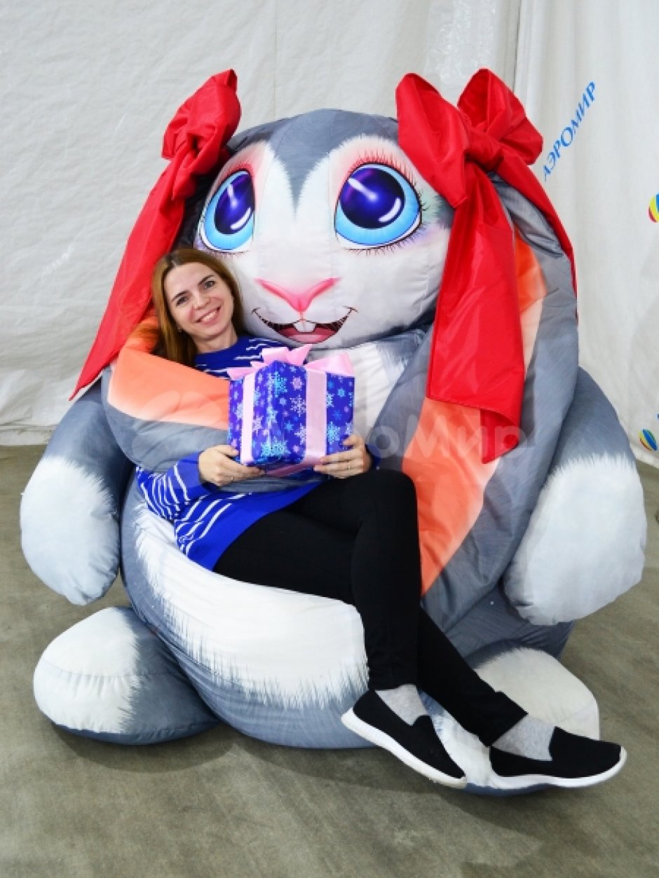 Кресло мешок Зайка для фотозоны и зоны отдыха