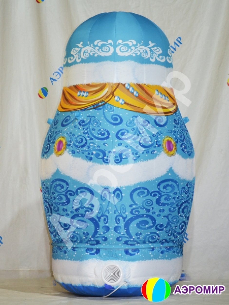 Надувная матрешка Снегурочка