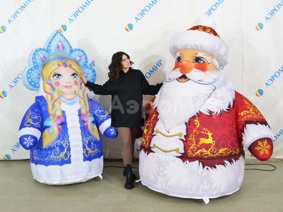Комплект трио «Дед Мороз, Снегурочка, Снеговик» серии Лайт 2.0