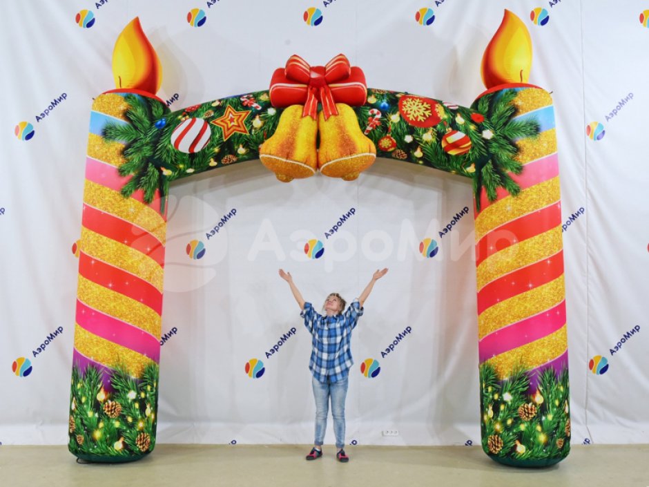Новогодняя надувная арка «Рождество»