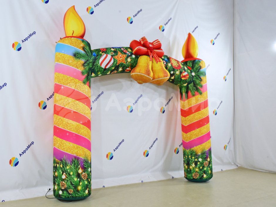 Новогодняя надувная арка «Рождество»