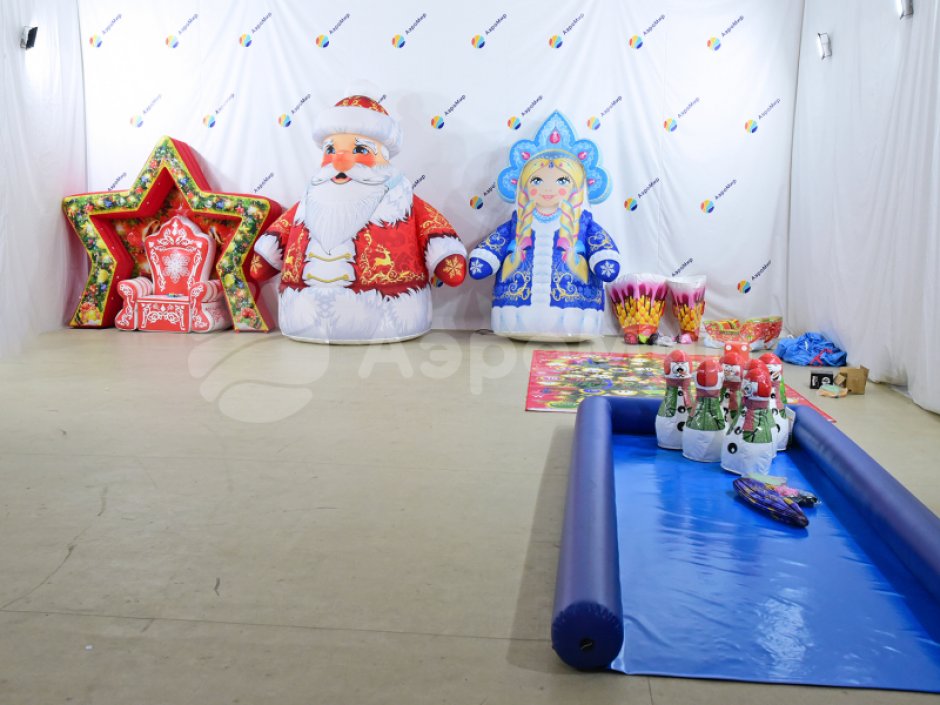 Надувной боулинг Снеговики (не использовать, смотреть id 58)