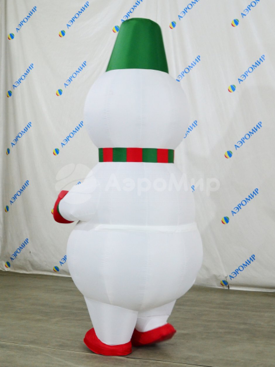 Надувной костюм Снеговика