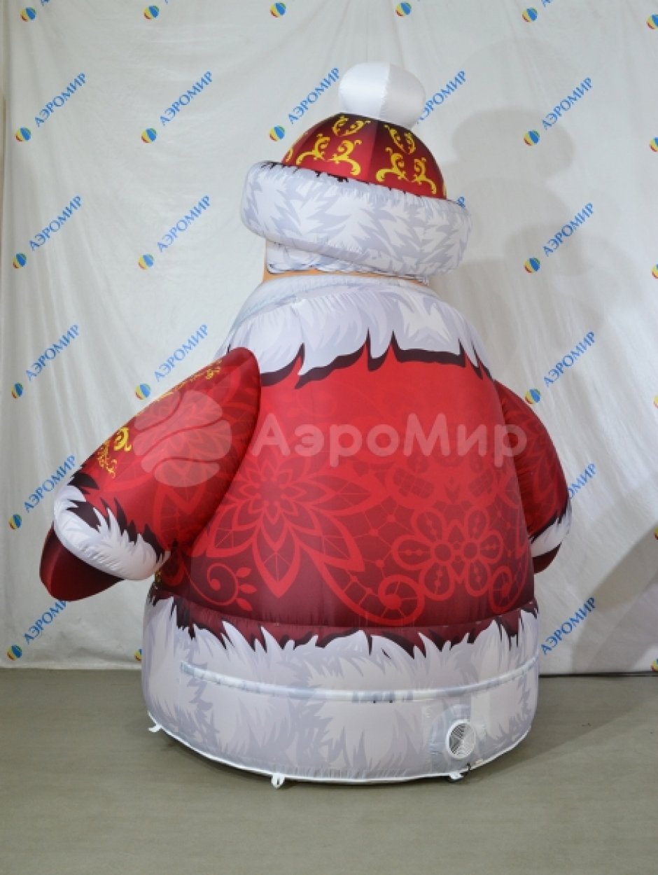 Надувной Дед Мороз Лайт 2.0 для улицы с подсветкой