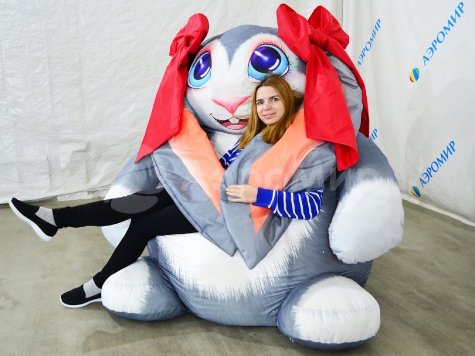 Кресло мешок Зайка для фотозоны и зоны отдыха