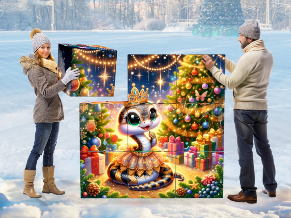 Новогодняя мозаика 