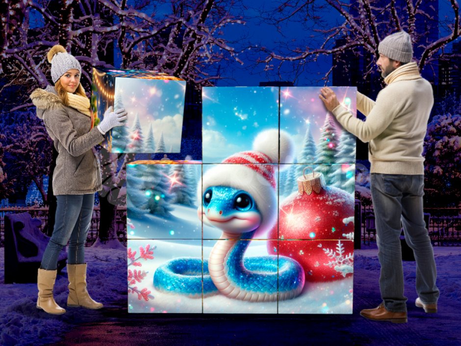 Новогодняя мозаика 