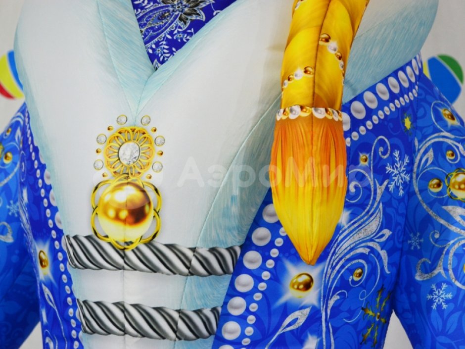 Надувная Снегурочка премиум 2.0