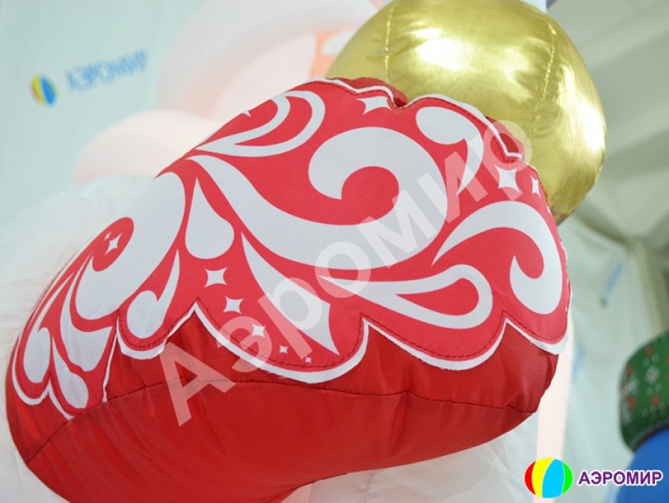 Надувная фигура Дед Мороз премиум — РАСПРОДАЖА (Снято с производства)