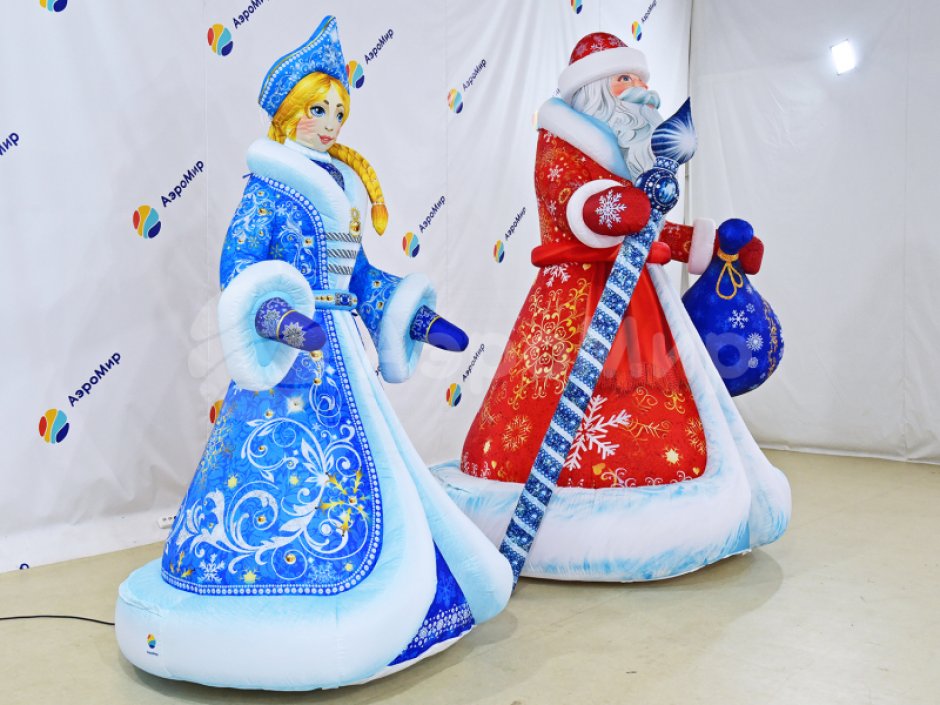 Надувная Снегурочка премиум 2.0